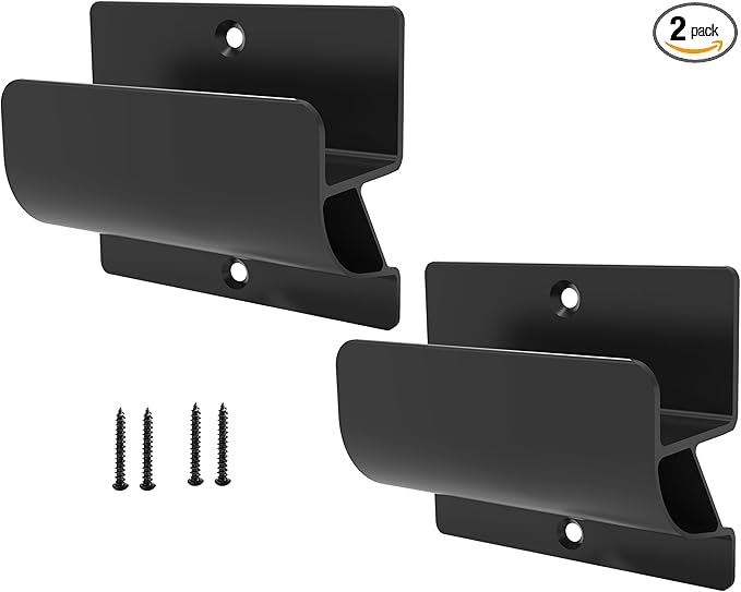 Ladder Hooks for Garage Organization,Ladder Hangers for Garage Storage Wall Mount Ladder Rack and Wheelbarrow Hanger,Heavy Duty Garage Hooks Wall Ladder Storage Hangers (5 inch 2PCS)