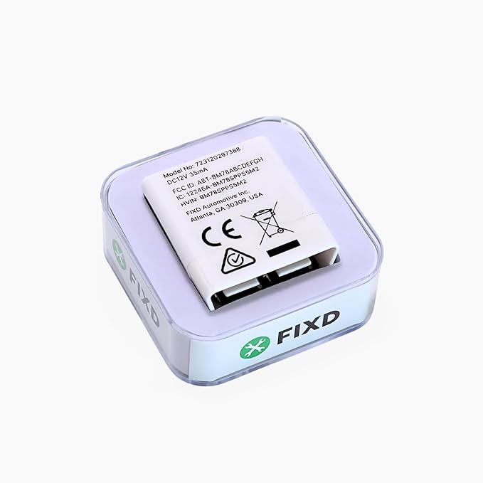 FIXD Bluetooth OBD2 Scanner for Car - Car Code Readers & Scan Tools for iPhone & Android - Wireless OBD2 Auto Diagnostic Tool to Check Engine & Fix All Cars & Vehicles ‘96 or Newer (2 Pack)