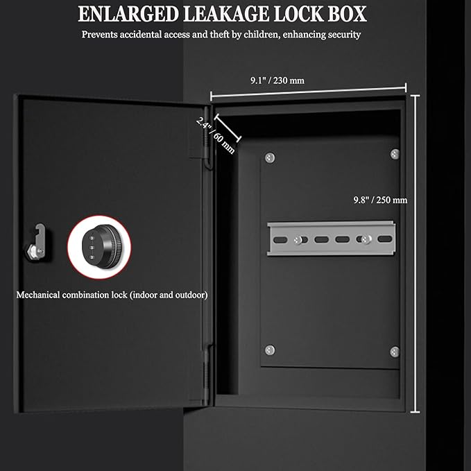 EV Charger Connector Pedestal Electric Vehicle Charging Stations, Stainless Steel, Combination Lock, Charging Pillar Charging Lever Charging Column for Charging Station Garage