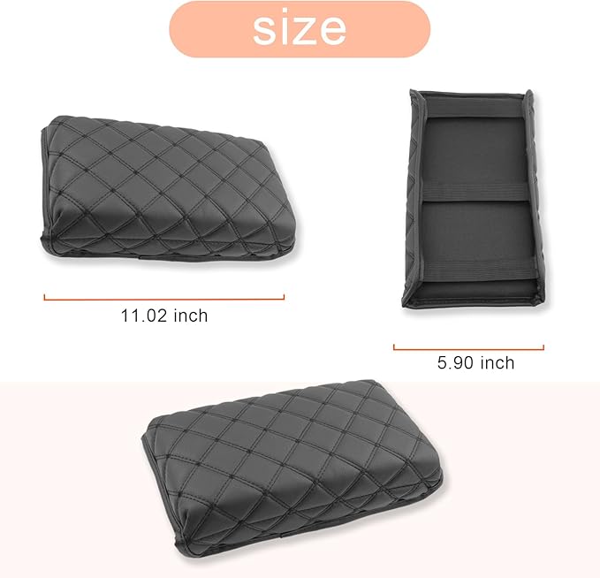 CDEFG for 2022 2023 2024 Hyundai Tucson Santa Cruz Center Console Armrest Cover Arm Rest Box Protector for Tucson Santa Cruz 2022 2023 2024 Interior Accessories