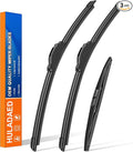 HULADAED® 24'' 20'' 12'' Windshield Wipers Replacement for BMW X5 2018-2014,Silicone Front Rear Wiper blades for MY Car-All Weather & Quiet(3 PACK)