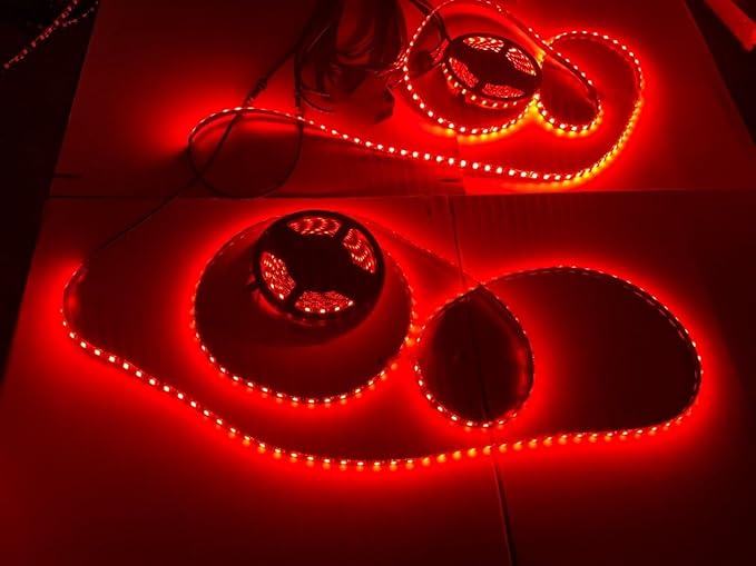Black Out Full Tinted Smoked LEDs x4PCS 4FT 48" 1.2Meters RGB Dream Color Chasing IP65 Light Strips for Car Truck Slingshot Golf Cart Motorcycle Wheel Underbody Fender Grille DIY Bluetooth Remote