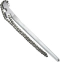 24 Inch Heavy Duty Carbon Steel Pipe Wrench, Fits Max 12 Inch Diameter, Adjustable Large Chain Oil Filter Wrench for Universal Use