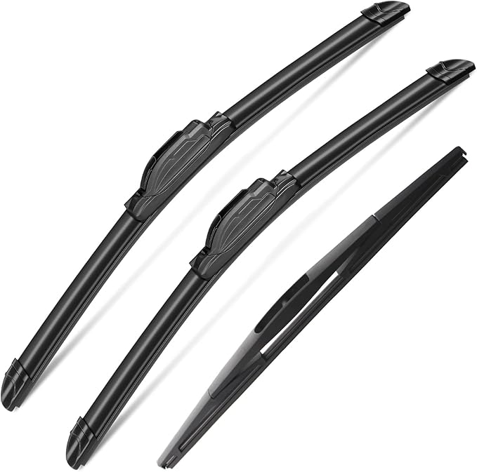 3Pcs Honda Fit Windshield Wipers for 2009-2020 Honda Fit, Original Equipment Automotive Replacement Windshield Wiper Blades for My Car- 28"/14"/14B" (Pack of 3) J- HOOK