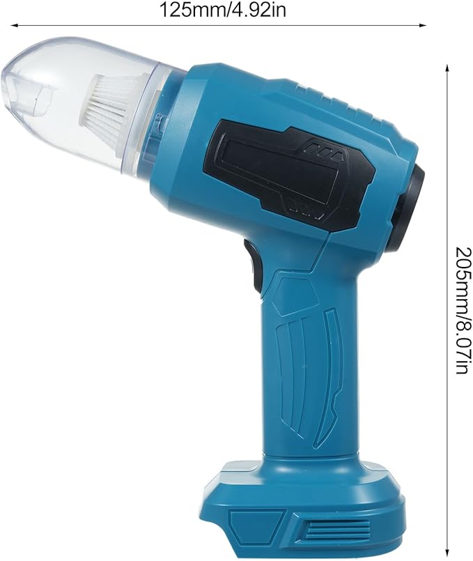 Handheld Car Vacuum, 16000PA 4 in 1 Mini Cordless Vacuum Cleaner and Air Duster with Multi-Nozzles Rechargeable Battery Dual Filter for Home, Car, Office, Pet Hair, Keyboard, Desktop