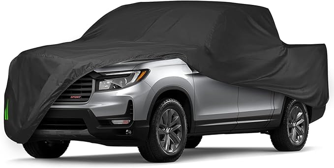 Proadsy 2025 Upgrade Car Cover Custom Fit for Honda Ridgeline 2017-2025, Waterproof All Weather for Automobiles, Full Exterior Cover Rain Snow Sun Protector Indoor Outdoor Car Cover