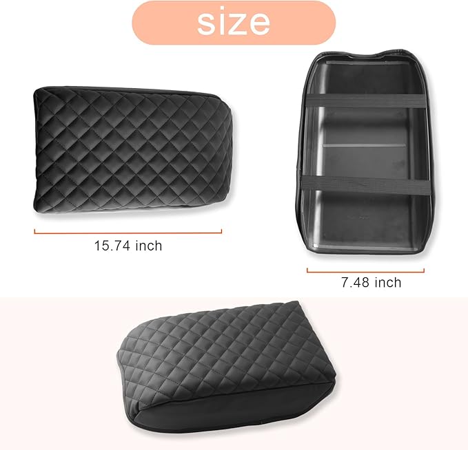 CDEFG for Honda Accord 2023-2025 Center Console Cover Armrest Box Cover for Accord (LX,SE) 2023 2024 2025 Accessories Console Arm Rest Protector