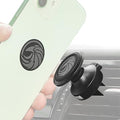 New 2025 Magnetic Cell Phone Holder for Car Vent【 All-Metal 】- for Any Smartphone (iPhone, Android, GPS) | Stylish All-Metal One-Hand & One-Sec Phone Mount for Car, +100 to Safeness & Comfort