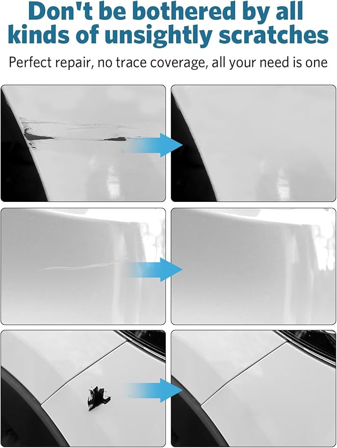 Tuxedo Black(UH) Touch Up Paint for Ford, Car Paint Scratch Repair Remover Pen Color Exact Match, Quick and Easy Fix Automotive Chips and Nicks Scuff