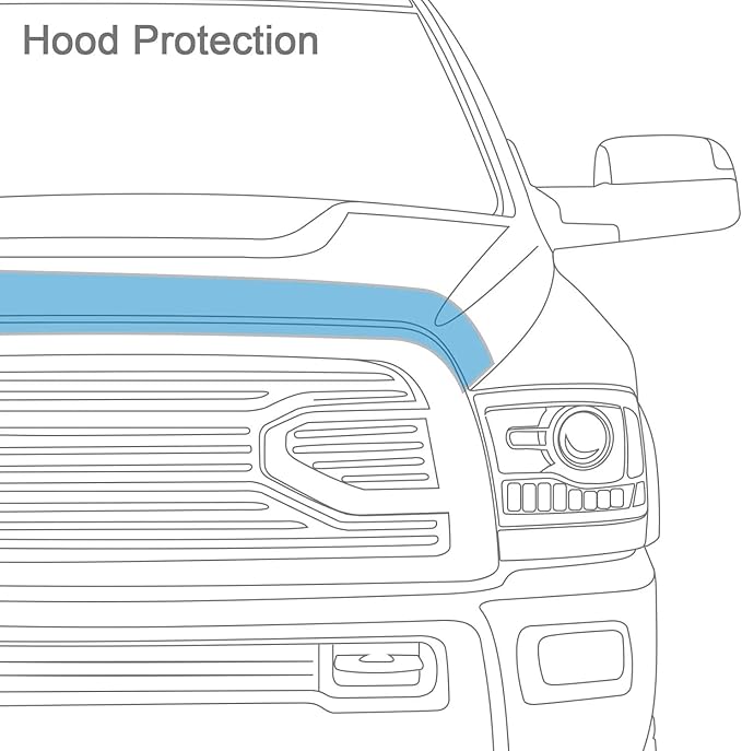 Auto Ventshade [AVS] Carflector Hood Shield / Protector | Fits 1998 - 2002 Honda Accord | Medium Profile Bug Deflector - 1 pc., Dark Smoke | 20942
