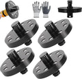 O-Ring Chassis Cleaner Flusher Kit,360° Spinning Nozzle, Undercarriage Cleaner with Quick Coupling, Efficient Wheel Arches/Undercarriage Cleaner Powerful Cleaning in Hidden Areas for All Car (4pc)