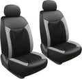 GIANT PANDA Fit Chevy Equinox Trax Malibu Blazer Trailblazer Traverse Tahoe Front Car Seat Cover, 3D Air Mesh Breathable Seat Protector, Gray（2-Pack