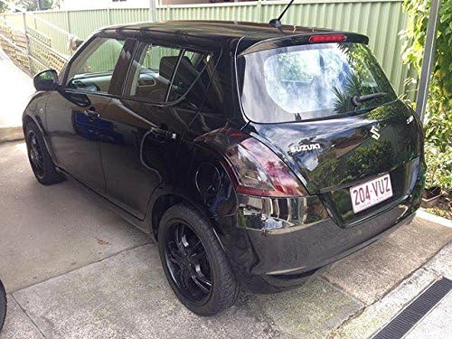 VViViD Air-Tint Extra-Wide Headlight Taillight Vinyl Tint Wrap 16 Inch x 48 Inch Roll Including Yellow Detailer Squeegee & 2X Black Felt Edge Decals (Smoke Black)