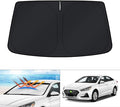 KUST Windshield Sun Shade for 2015 2016 2017 2018 2019 Hyundai Sonata Sedan Custom Fit Sunshade Foldable Sun Visor Protector Blocks UV Rays Keep Your Car Cooler
