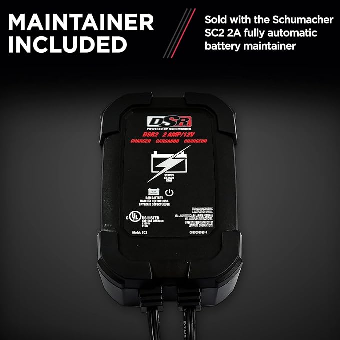 Schumacher Electric DSR ProSeries Car Battery Jump Starter, Maintainer & Portable Power Station - 12V 2400 Peak Amps & 500 Cranking Amps - with DC & USB Charging Ports - DSR158