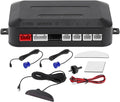 Motoforti Universal Car Auto Vehicle Reverse Backup Radar System Reverse Parking Sensors Alarm Buzzer Reminder Distance Detection Dark Blue 2Pcs Parking Sensors