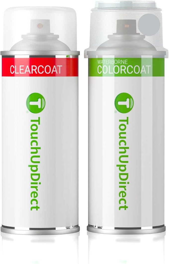 TouchUpDirect 1D6 Silver Sky Metallic Compatible with Toyota Exact Match Touch Up Paint Aerosol - Essential Kit