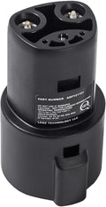 LENZ J1772 Charging Adapter for Tesla Model 3, Y, S, X, and Cybertruck, Safety Certified, 80A/240V, Optimal Fit, Easy Setup (Note: for Tesla Vehicles Only)
