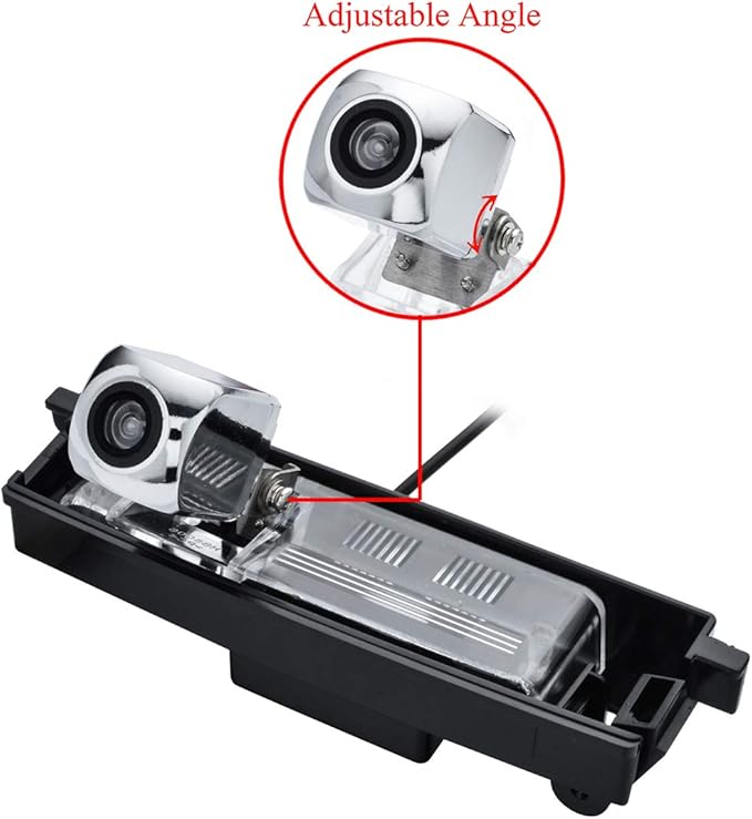 Chrome Starlight Car Rear View Camera for Toyota RAV4 RAV-4 RAV 4/ Toyota Vanguard 2006~2012&Vehicle Camera Waterproof and Shockproof Reversing Backup Camera (Chrome Starlight Adjustable Angle)