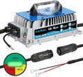 KAISAL 48V Charger 1250W 18A Golf Cart Battery Charger for 48 Volt Club Car/EZGO/Yamaha Onboard Lead-acid Golf Cart Charger with M8 Terminal for all 48V Vehicles, Forklift, Floor Scrubber, Motor, Boat