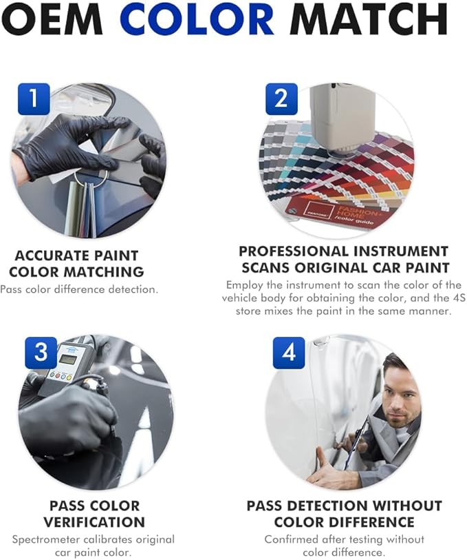 Intense Blue (YP5) Touch Up Paint Compatible with Hyundai, DIY Car Paint Scratch Repair, Automotive Paints, Quick & Easy Fix Scratch Repair for Tucson/Elantra/Venue/Ioniq
