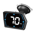 Moman Car HUD Digital Speedometer for Car Head Up Display KM/H MPH Compass Direction USB Cable Plug & Play Over Speed Alert for All Vehicle