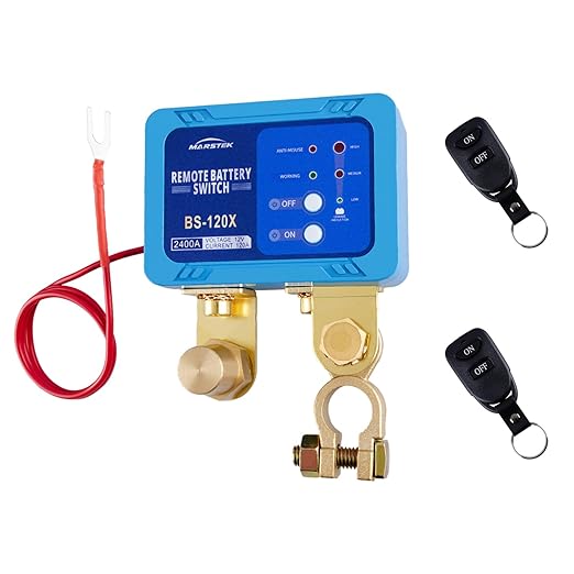 Kill Switch for Car, Battery Cut Off Switch 12V 120A, Smart Automatic Remote Battery Disconnect Switch with Sound, Auto Anti Theft Kill Switch, Universal Battery Kill Switch for Car Truck RV