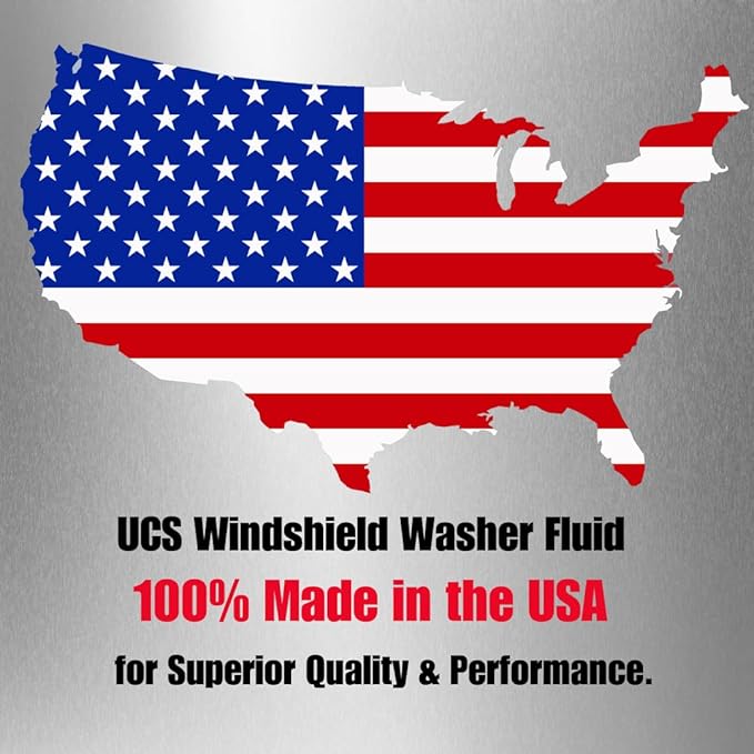 UCS 10015 2-In-1 Car Windshield Washer Fluid & Bug Remover 1 Gallon Ready to Use Pack of 1
