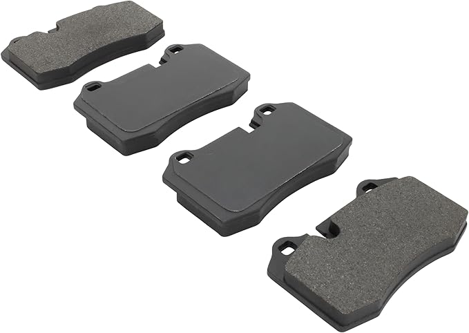 Premium Semi-Metallic Front Brake Pads (1001-1127M) Compatible with Ferrari 360 2004
