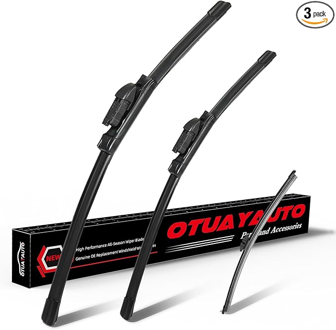 OTUAYAUTO Windshield Wiper Blades - Replacement for Ford Bronco Sport 2021-2024, Front and Rear Wipers Set, Top Lock - 22"+20"+10" (Pack of 3)