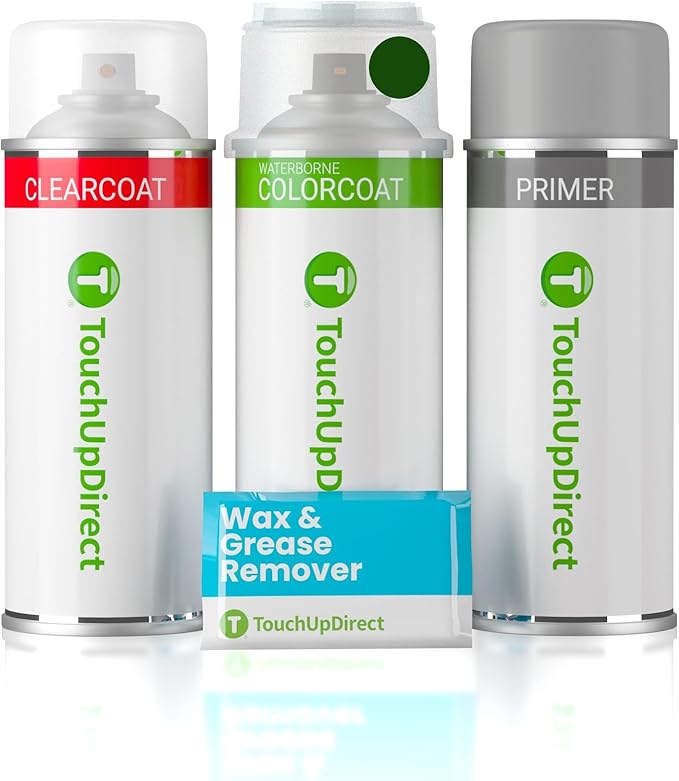 TouchUpDirect 6V7 Army/Dark Green Compatible with Toyota Exact Match Touch Up Paint Aerosol - Preferred Kit