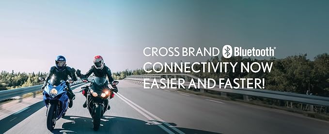Cardo Packtalk Neo Motorcycle Helmet Communication Intercom System, Waterproof, 2nd Generation Mesh - Connect Up to 15 Riders, Natural Voice Operation, 40mm High Definition Speakers - Dual Pack