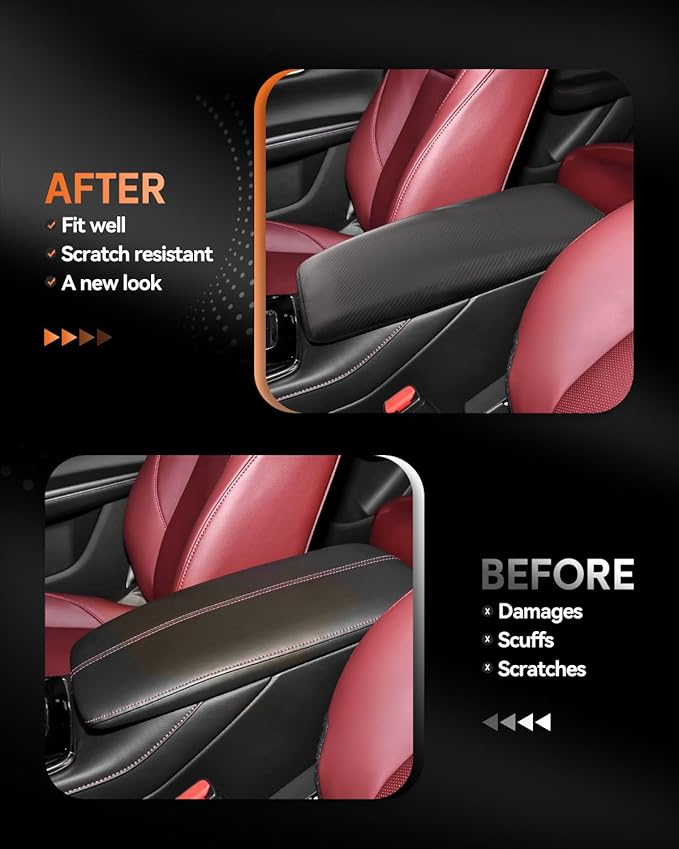 CDEFG for Mazda CX-30 2020-2025 Center Console Cover Armrest Box Cover for CX30 CX 30 2020 2021 2022 2023 2024 2025 Accessories Console Arm Rest Protector