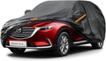 Kayme 7 Layers SUV Car Cover Custom Fit for Mazda CX-9 CX9 CX-90 CX90 CX 90 (2007-2025) Waterproof All Weather for Automobiles, Outdoor Full Cover Rain Sun UV Protection.Black