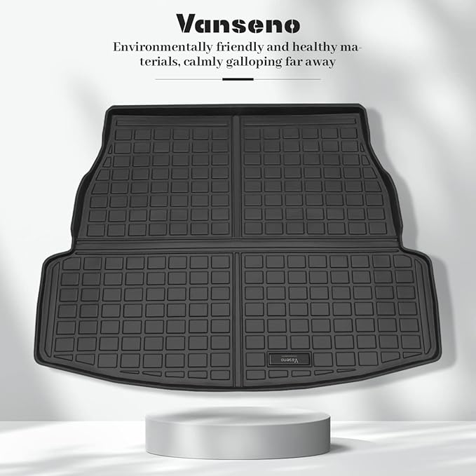 Vanseno Compatible for 2019-2025 Toyota Rav 4 Floor Mats & Cargo Liners Car Trunk Mats Rubber Mat All-Weather Protection for 2019 2020 2021 2022 2023 2024 2025 Rav 4 Accessories (No Hybrid)