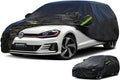 KouKou Car Cover Waterproof All Weather, 7 Layers Outdoor Car Covers for Automobiles with Zipper, Universal Fit Hatchback Subaru Impreza,Mazda 3,VW Golf, BMW X2, ect. (Length to164-178 inch)