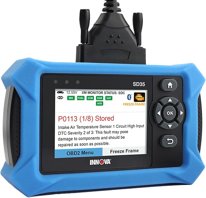 Innova SD35 OBD2 Scanner – ABS, SRS, TPMS & Check Engine Code Reader, Live Data, All System Diagnostics, Compatible with Most Vehicles