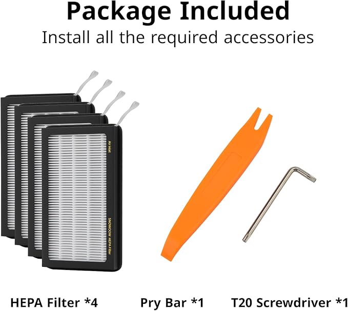 Tesla Model 3 Model Y Air Filter HEPA 4 Pack with Activated Carbon Tesla Cabin Air Filter Replacement (2016-2025)