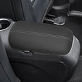 SXCY for 2024 2025 2026 Mustang Armrest Cover (Slim) for Ford Mustang 2025 2026 Accessories 2024 2025 2026 Mustang Center Console Cover 2025 2026 Mustang Middle Console Cover (Grey Stitched)