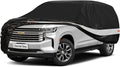 10 Layers SUV Car Cover Custom Fit for Chevy Tahoe (2007-2024) Waterproof All Weather for Automobiles, Outdoor Full Cover Sun UV Rain Protection with Cotton.Black