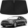 KUST Windshield Sun Shade for 2017-2022 Genesis G90 Sedan Accessories Custom Fit Sunshade Sun Visor Protector Foldable Blocks UV Rays Keep Your Car Cooler