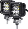 Motorcycle Fog Lights, 2'' Inch 27W Spot Mini Cube Work Driving Pod Lights for Offroad Trucks ATV UTV SUV 4x4 Pick Up Car Boat