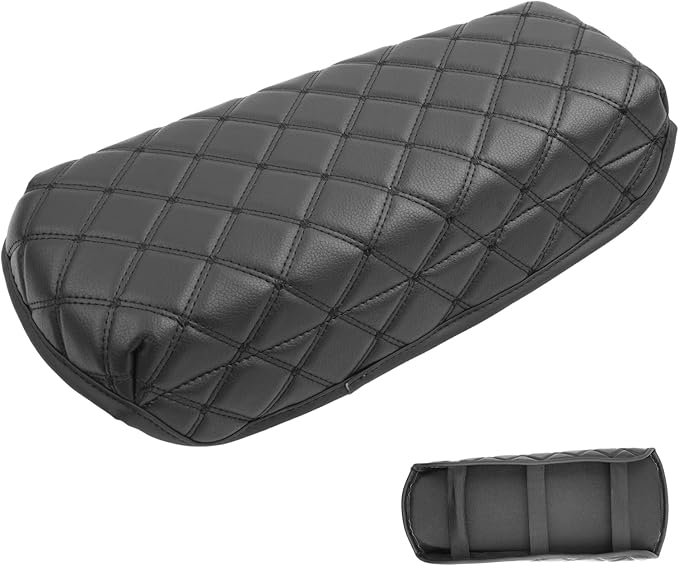 SXCY for 2025 Kia K5 Armrest Cover for Kia K5 2021-2025 Accessories 2021-2025 K5 Center Console Cover Pad 2024 2025 K5 Middle Console Cover Pad(Black Plaid Pattern)