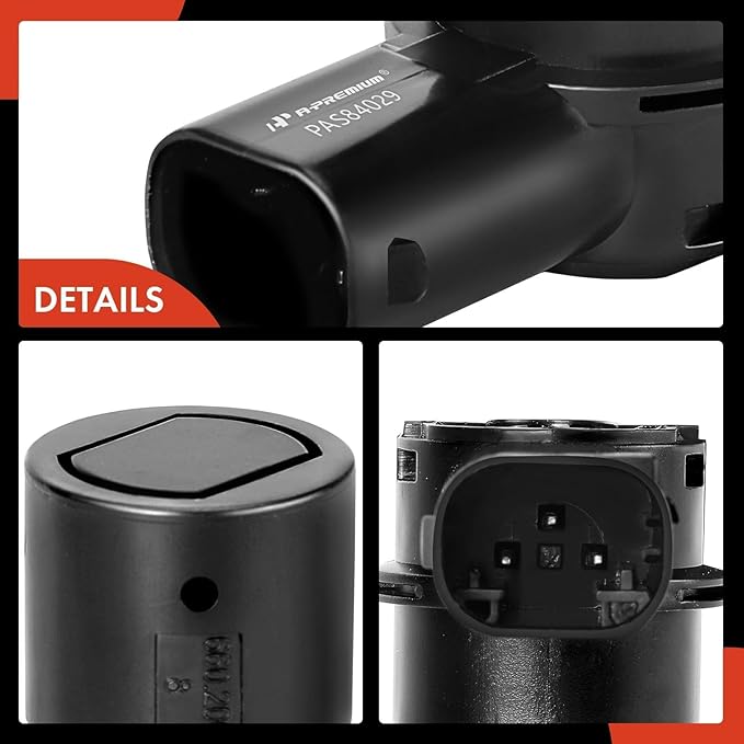 A-Premium 2-PC Rear Reverse Backup Parking Assist Sensor Compatible with Select Ford & Lincoln & Mercury - F-150, F-250 F-350 F-450 F-550 Super Duty, Explorer, Escape, Expedition, Blackwood, Mariner