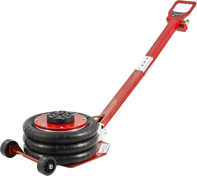 VEVOR Air Jack, 3 Ton/6600 lbs Triple Bag Air Jack, Air Bag Jack Lift Range 5.9"-15.75", Airbag Jack with Adjustable Long Handle, 3-5 S Fast Lifting for Car, Auto Shop, Garage