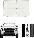 Umbrella Sunshade for Toyota Tacoma Accessories 2024 2025, for 4Runner 2025, Foldable Windshield Cover Sun Shade Umbrella Visor with UV Block Windshield (for Tacoma 2024-2025