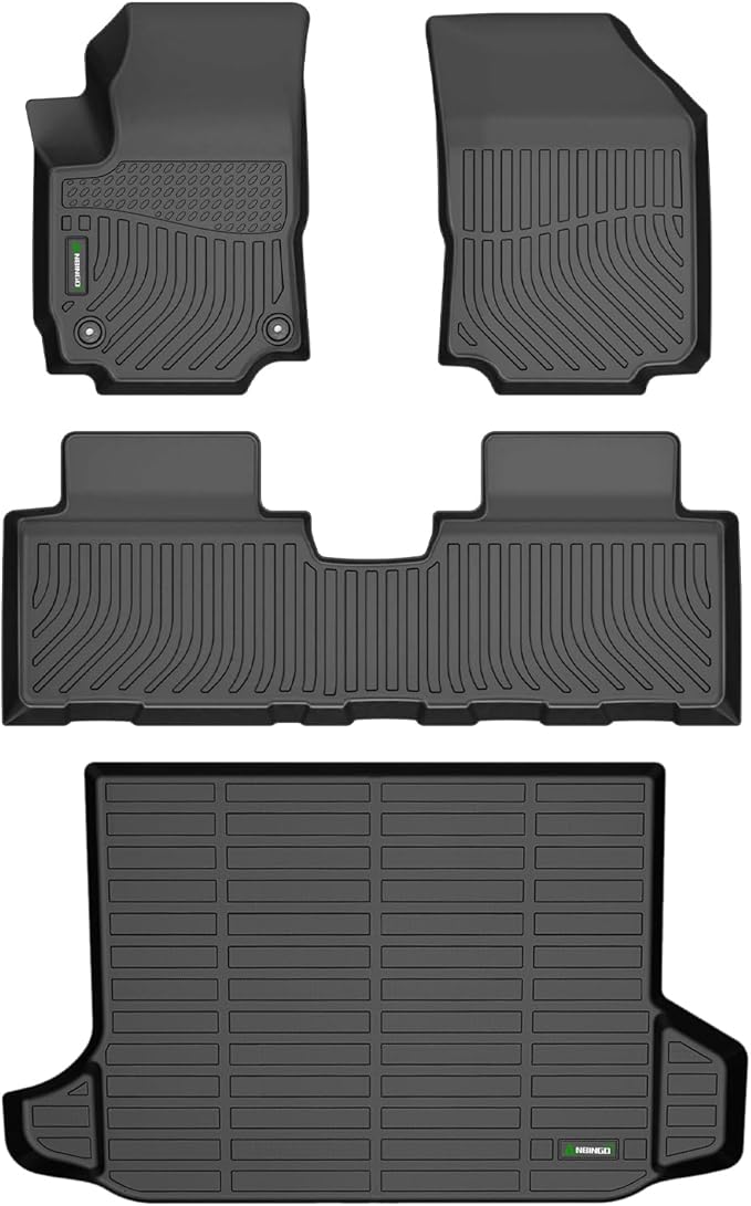 ANBINGO®-Floor Mats for GMC Terrain 2018-2024 & Chevrolet Equinox 2018-2024 (Not or EV) TPE All Weather Accessories (Trunk Mat+Floor Mats)