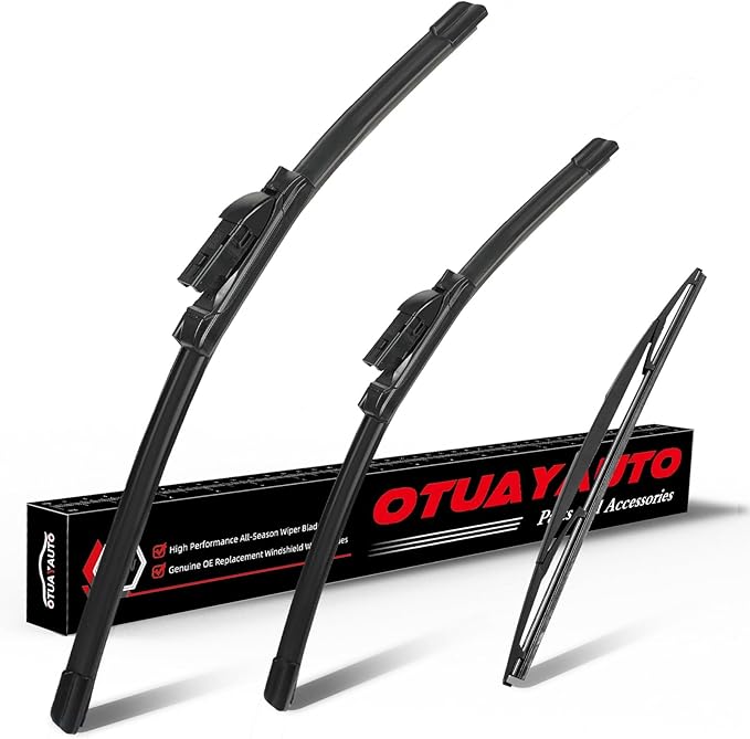 OTUAYAUTO Windshield Wiper Blades - Replacement for Subaru Outback 2020-2024, Front and Rear Wiper Blade, Top Lock - 26"+18"+16" (Pack of 3)