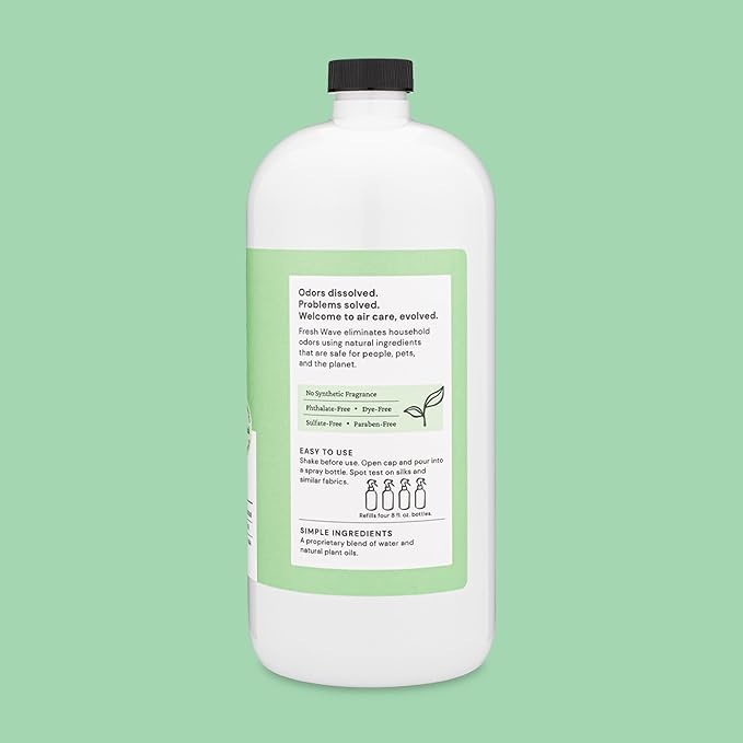 Fresh Wave Original Scent Odor Eliminator Spray & Air Freshener Refill, 32 fl. oz.