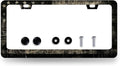 Vintage American Flag License Plate Frame USA Flag License Plate Holder Stainless Steel Funny Design with 2 Holes and Screws 12.3" x 6.3"